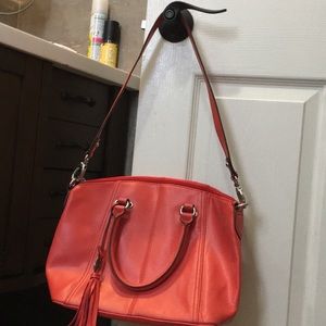 Orange Tignanello Handbag/Shoulder bag